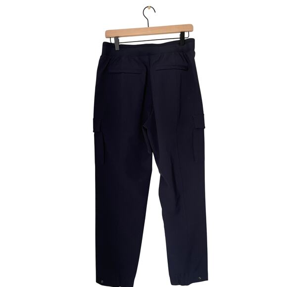 Athleta Endless High Rise Cargo Pants Navy Blue- size 10 - Picture 6 of 6